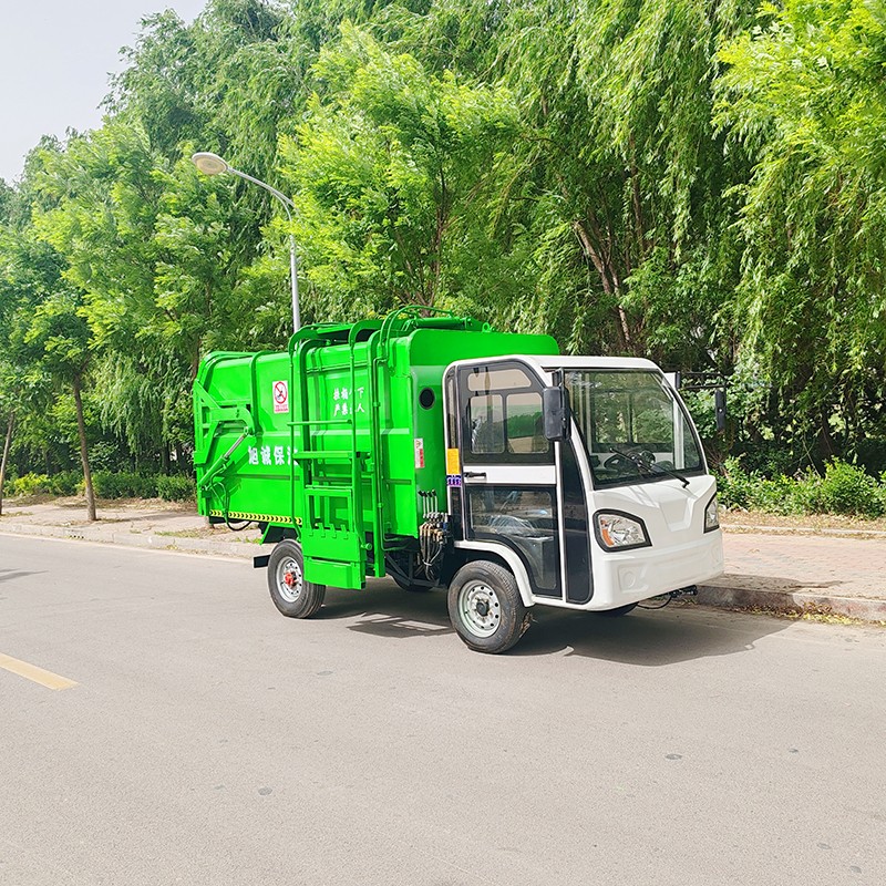 電動側掛桶垃圾清運車